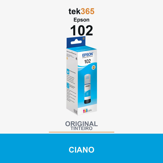 Garrafa de tinta original Epson 102 Ciano