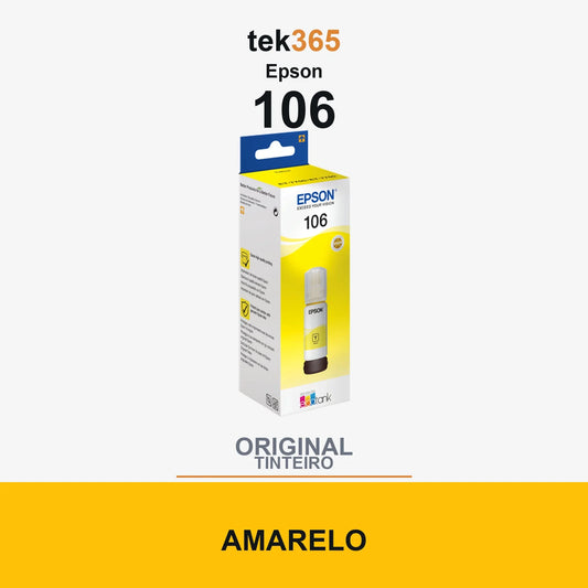 Garrafa de tinta original Epson 106 Amarelo