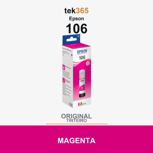 Garrafa de tinta original Epson 106 Magenta