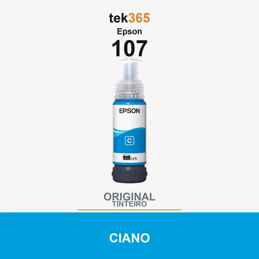 Garrafa de tinta original Epson 107 Ciano