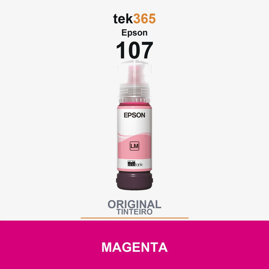 Garrafa de tinta original Epson 107 Magenta Claro