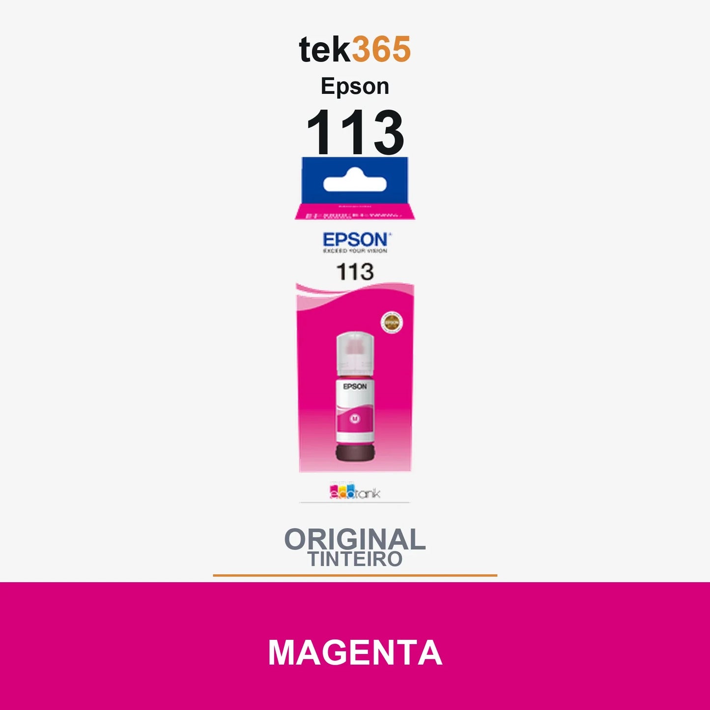 Garrafa de tinta original Epson 113 Magenta