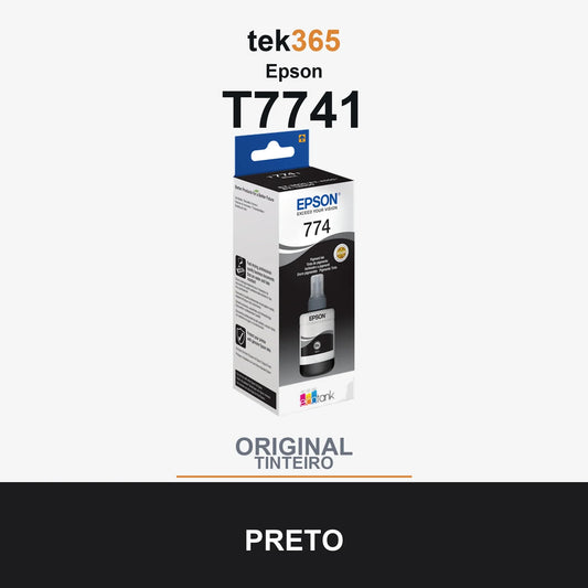 Garrafa de tinta original Epson T7741 Preto