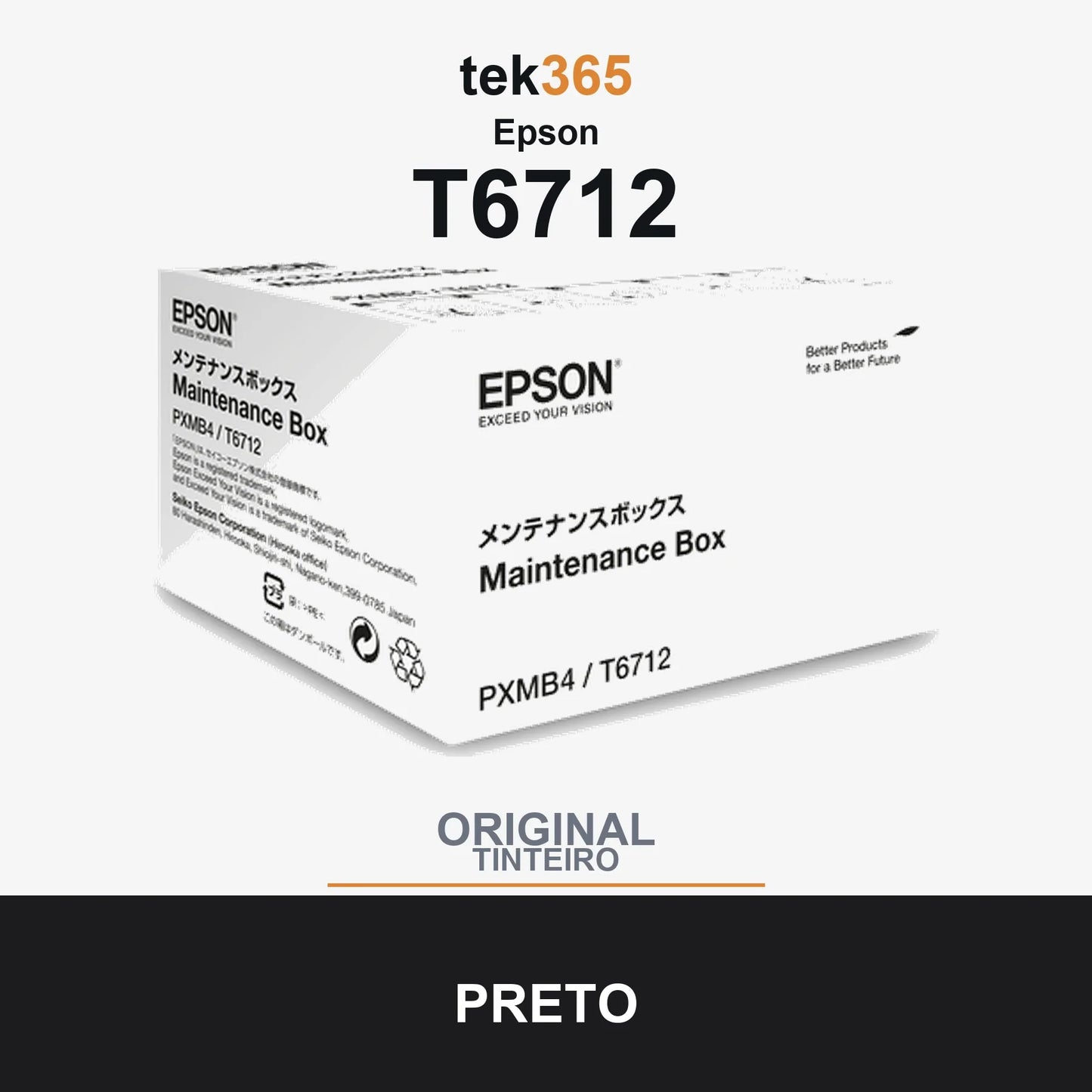 Tanque de manutenção original Epson T6712 • Capacidad: