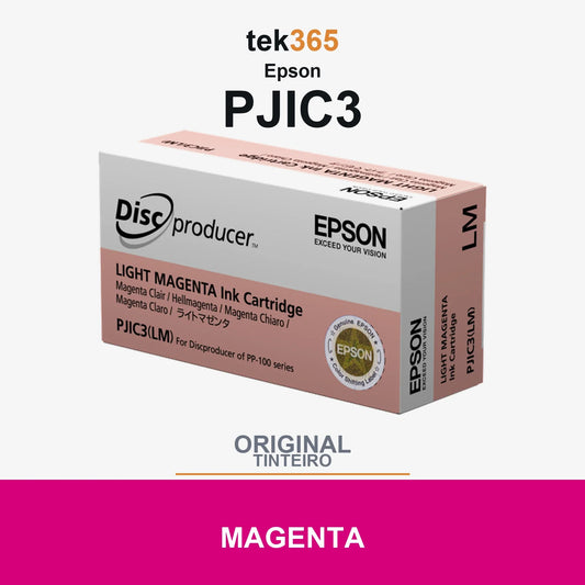 Cartucho de tinta original Epson PJIC3/PJIC7 Magenta Claro