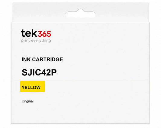 Cartucho de tinta original Epson SJIC42P-Y Amarelo