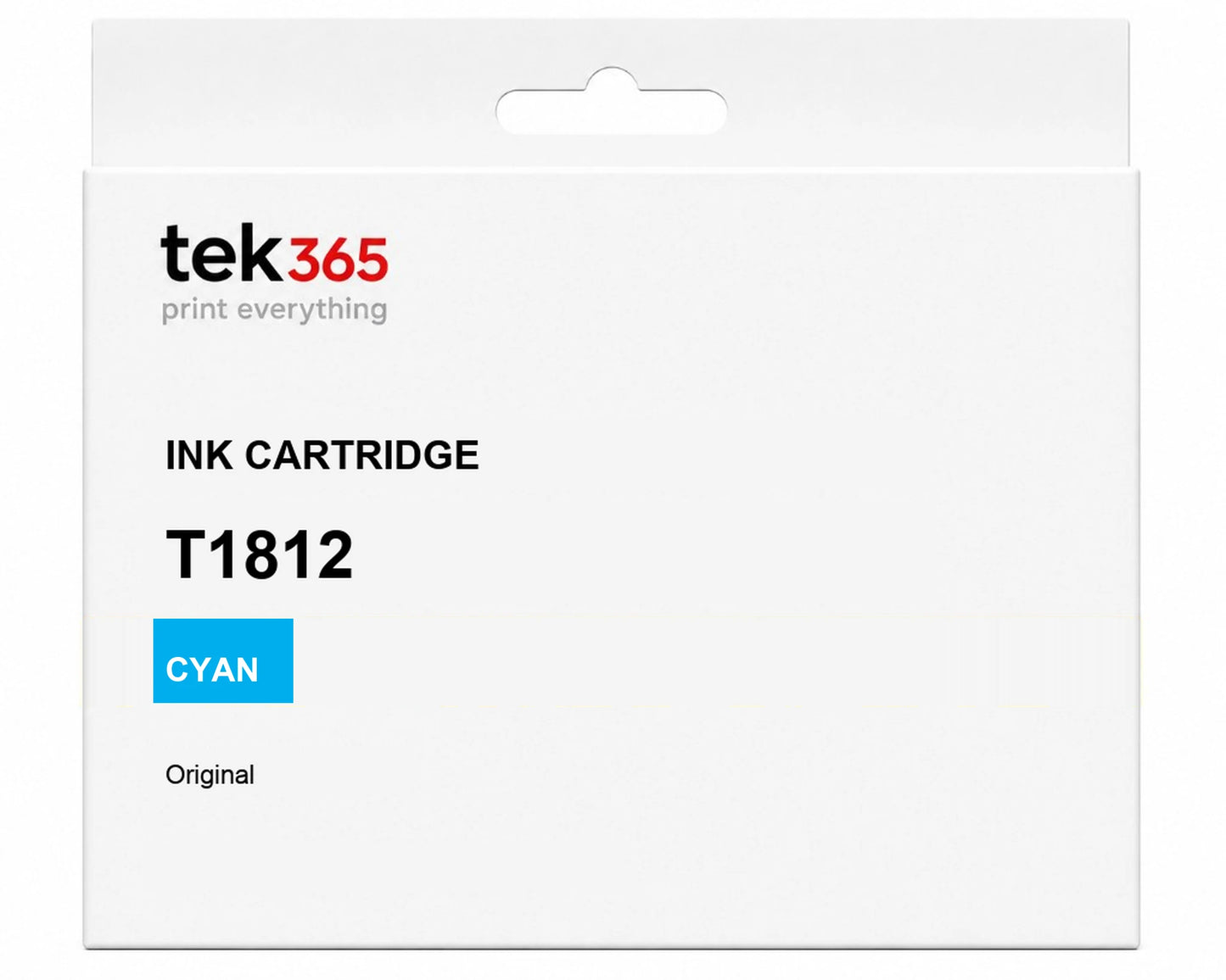 Cartucho de tinta original Epson T1812 (18XL) Ciano
