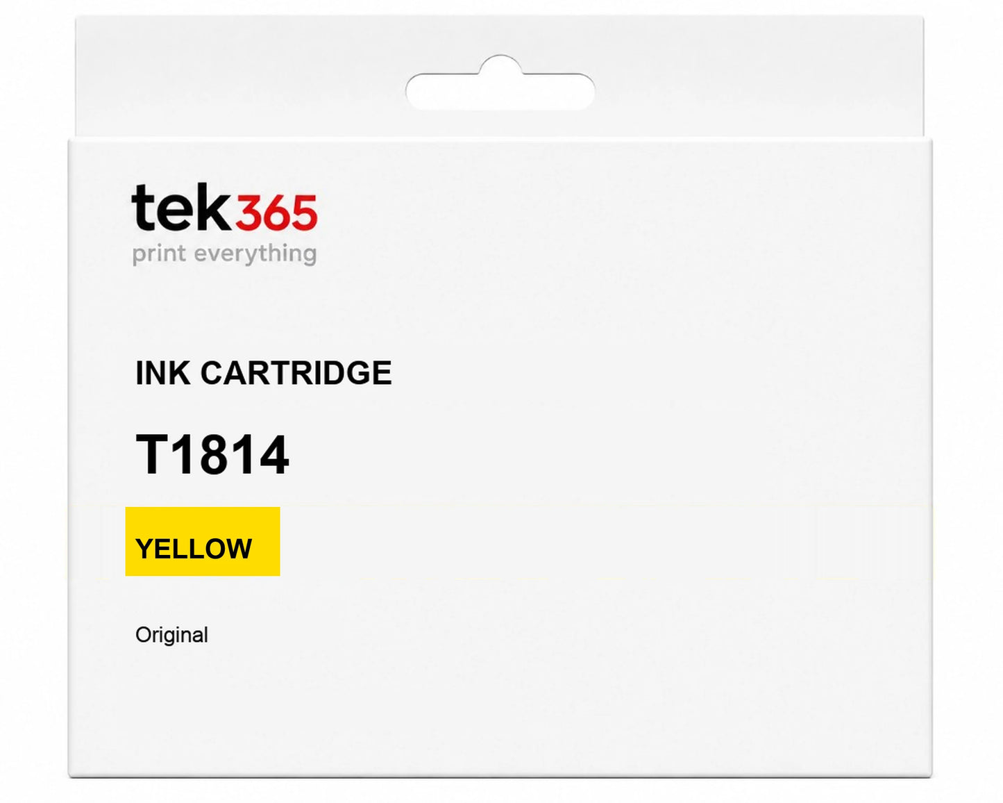 Cartucho de tinta original Epson T1814 (18XL) Amarelo