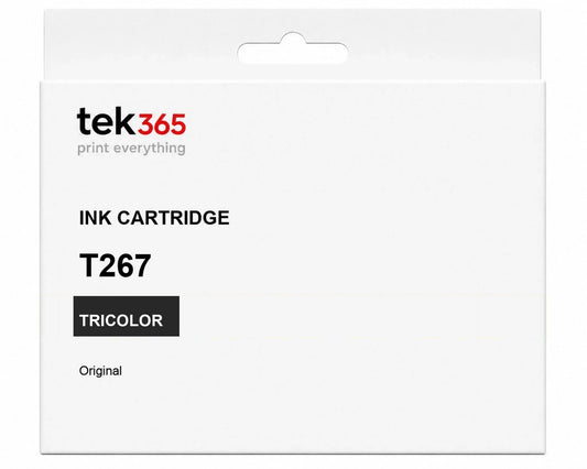 Cartucho de tinta original Epson T267 Color Tricolor