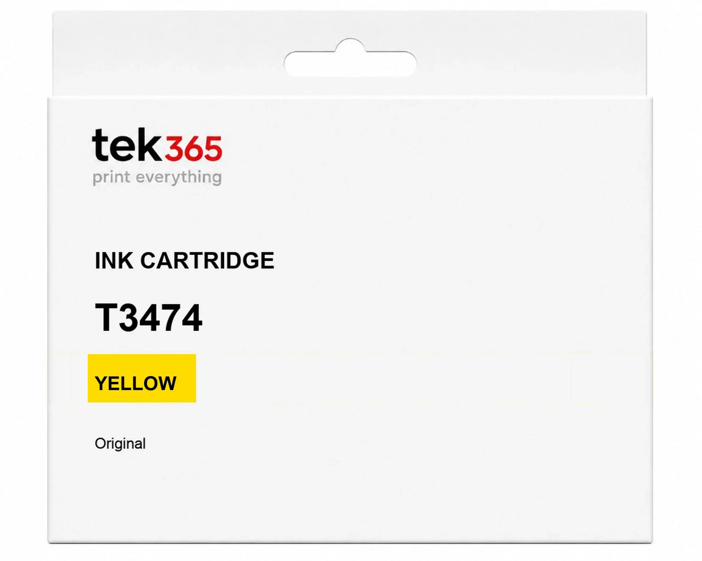 Cartucho de tinta original Epson T3474 (34XL) Amarelo