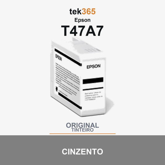 Cartucho de tinta original Epson T47A7 Cinzento