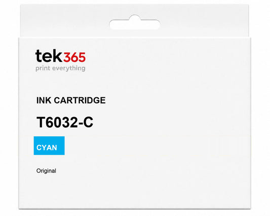 Cartucho de tinta original Epson T6032 Ciano