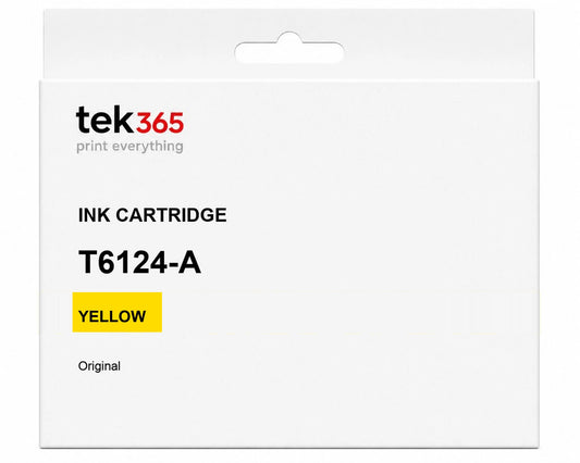 Cartucho de tinta original Epson T6124 Amarelo