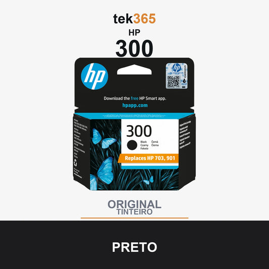 Cartucho de tinta original HP 300/901 Preto