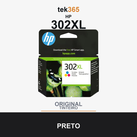 Cartucho de tinta original HP 302XL Color Tricolor