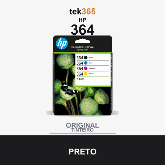 Pack de 4 de cartucho de tinta original HP 364 4 Cores