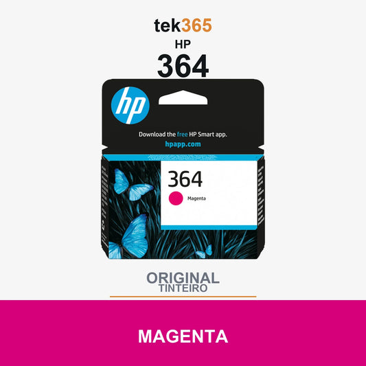 Cartucho de tinta original HP 364 Magenta