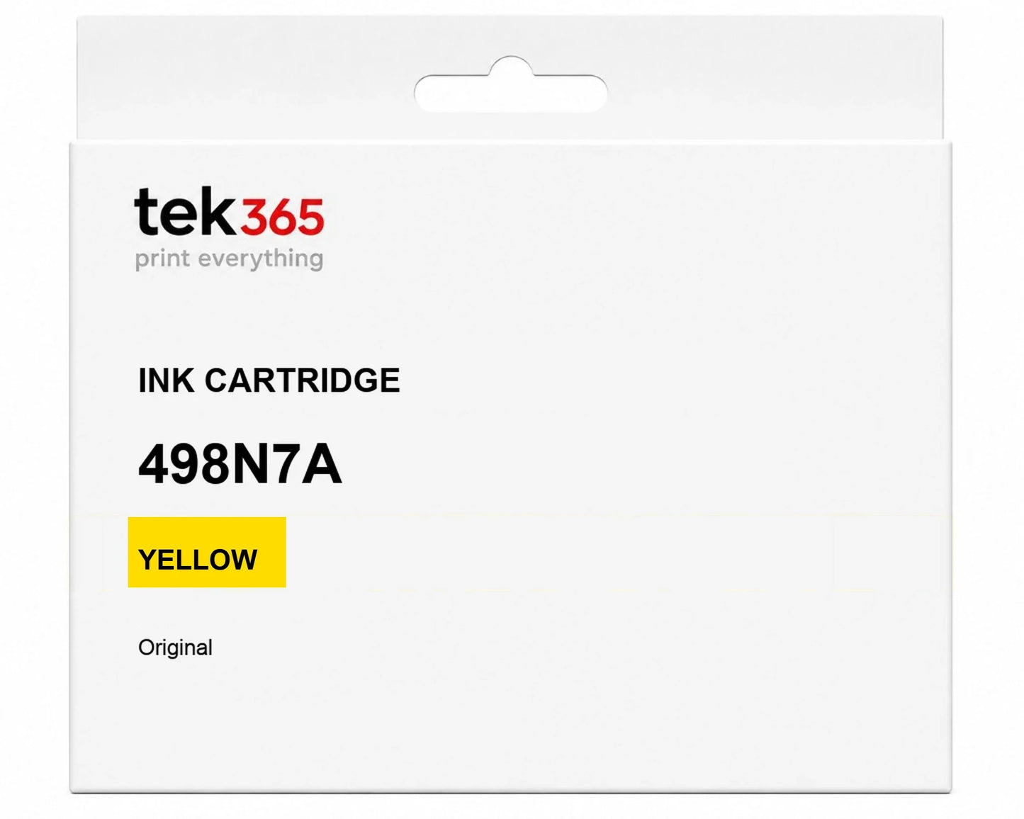 Cartucho de tinta original HP 498N7A Amarelo