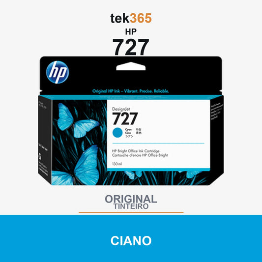 Cartucho de tinta original HP 727 Ciano