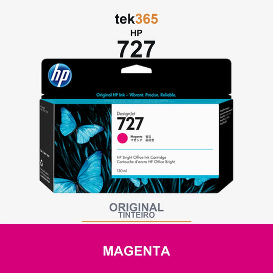 Cartucho de tinta original HP 727 Magenta