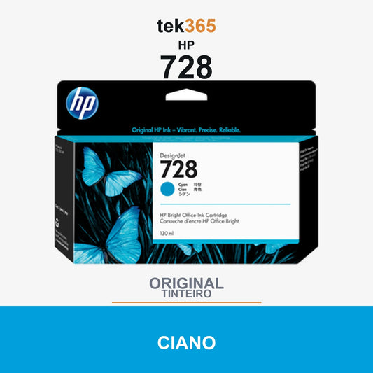 Cartucho de tinta original HP 728 Ciano