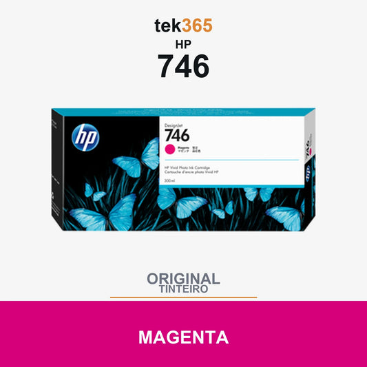 Cartucho de tinta original HP 746 Magenta