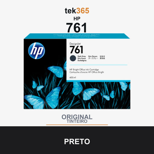 Cartucho de tinta original HP 761 Gris Oscuro