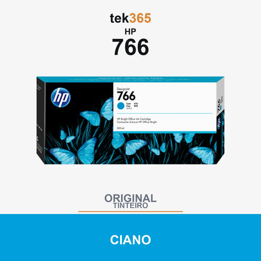 Cartucho de tinta original HP 766 Ciano