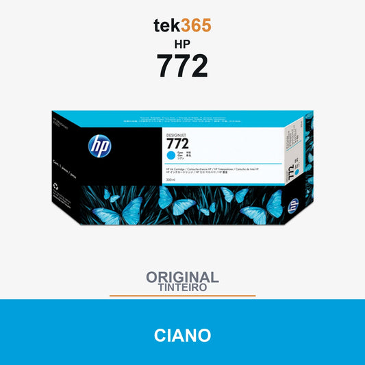 Cartucho de tinta original HP 772 Ciano