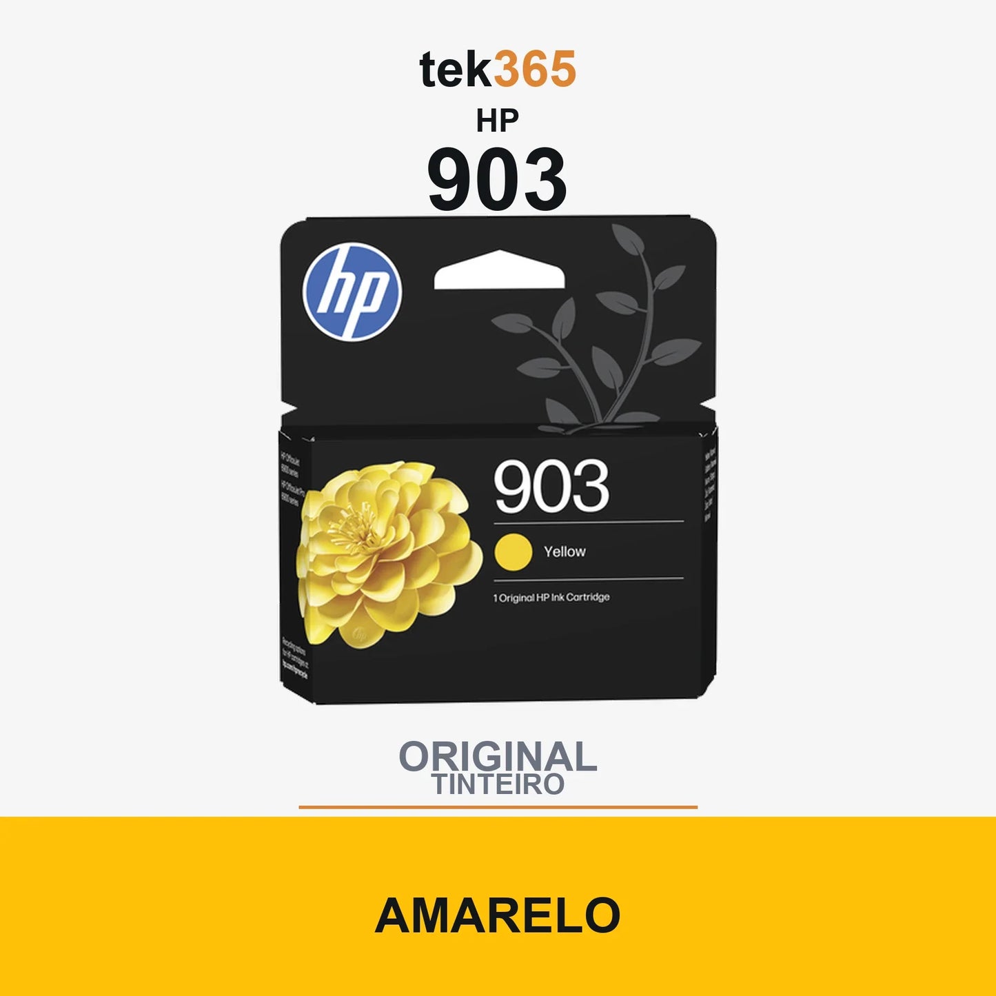 Cartucho de tinta original HP 903 Amarelo