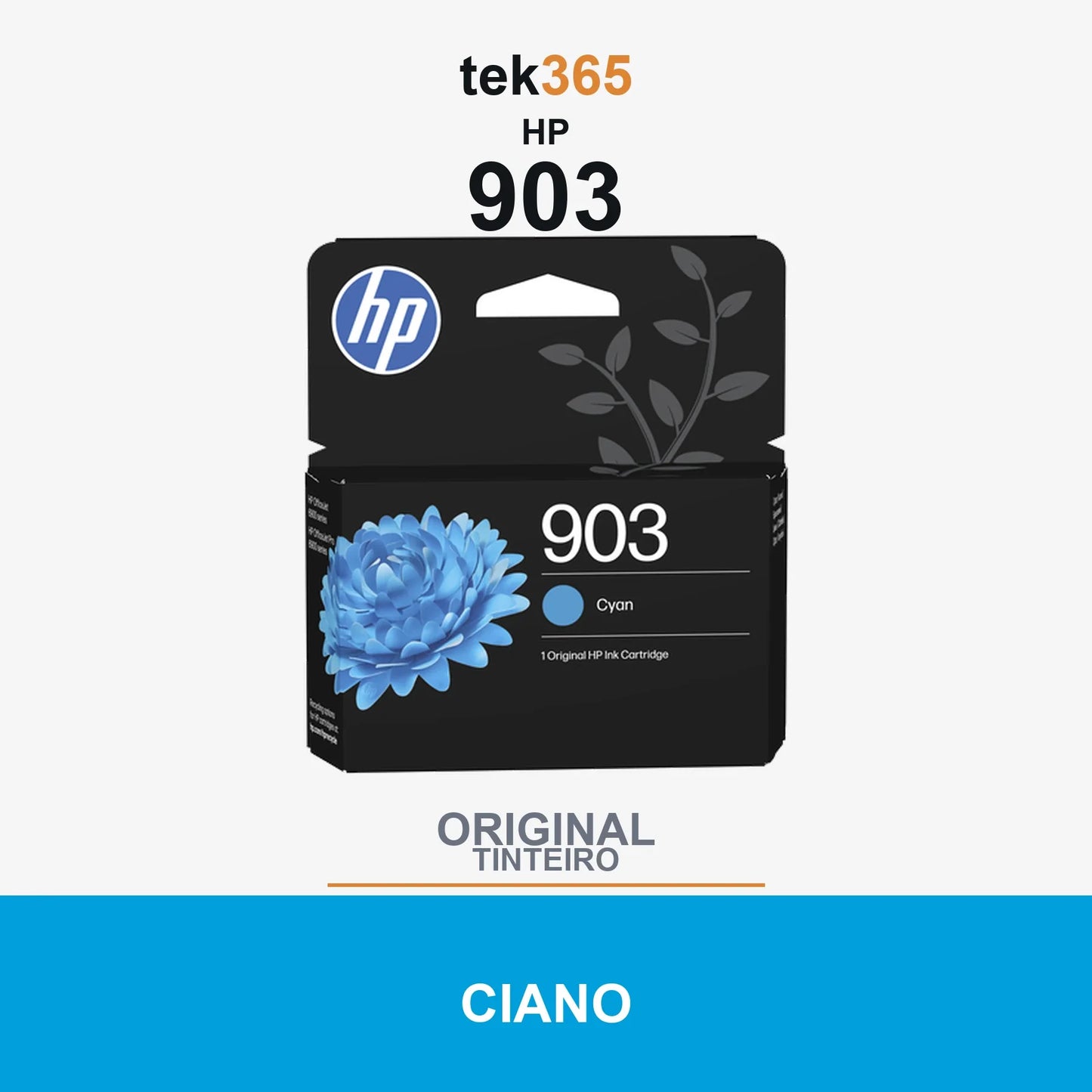 Cartucho de tinta original HP 903 Ciano