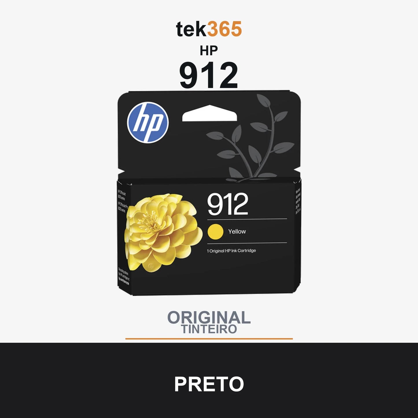 Pack de 4 de cartucho de tinta original HP 912 4 Cores