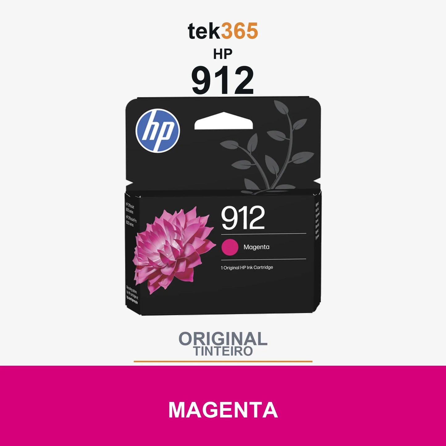 Cartucho de tinta original HP 912 Magenta