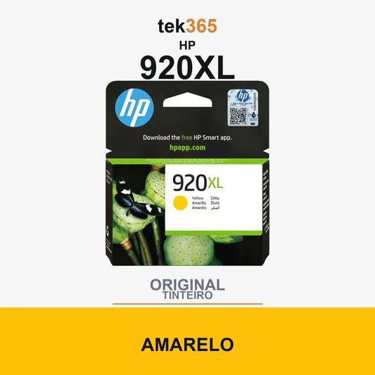 Cartucho de tinta original HP 920XL Amarelo