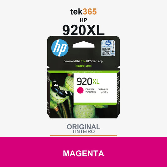 Cartucho de tinta original HP 920XL Magenta