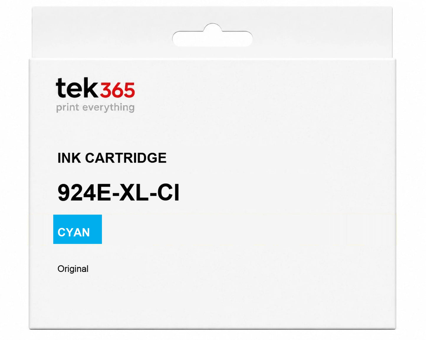 Cartucho de tinta original HP 924 Ciano