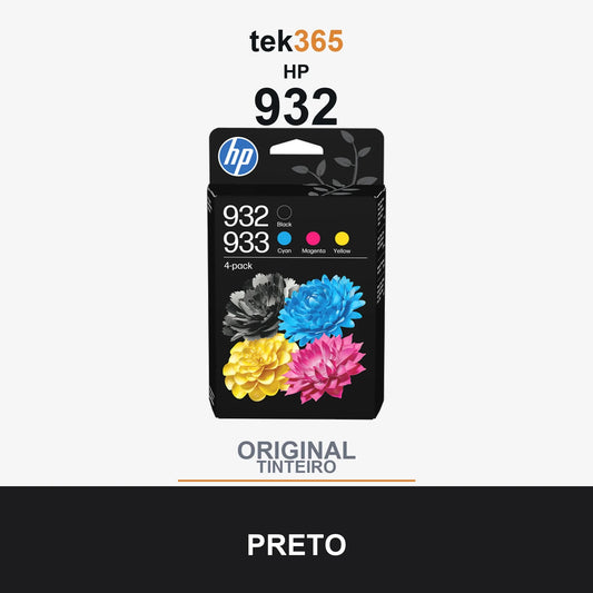 Pack de 4 de cartucho de tinta original HP 932 + 933 4 Cores