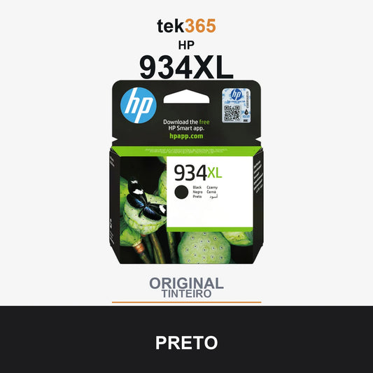 Cartucho de tinta original HP 934XL Preto
