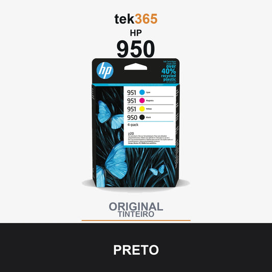 Pack de 4 de cartucho de tinta original HP 950 + 951 4 Cores