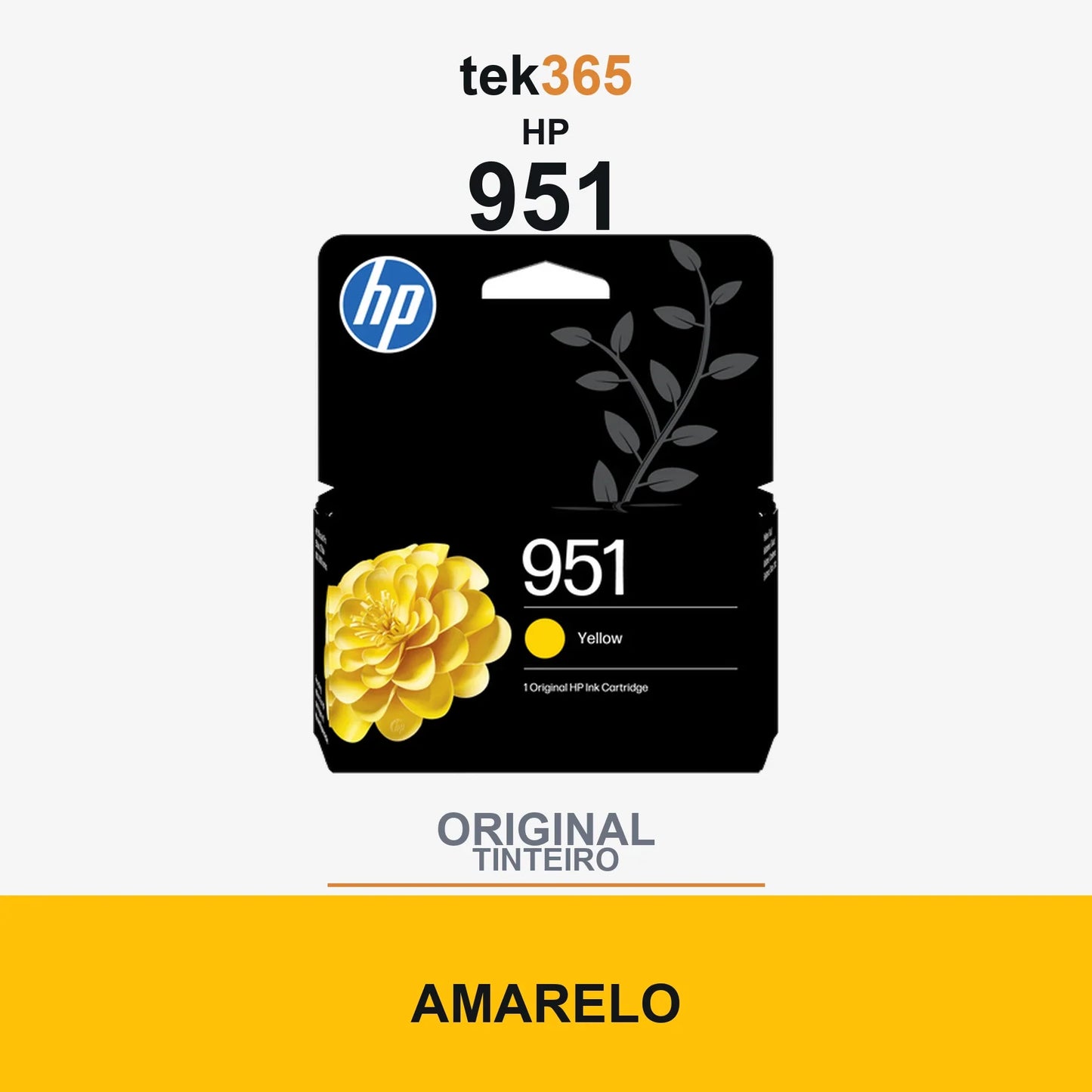 Tinteiro original HP 951 Amarelo