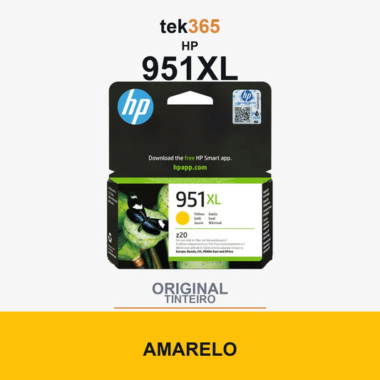 Cartucho de tinta original HP 951XL Amarelo