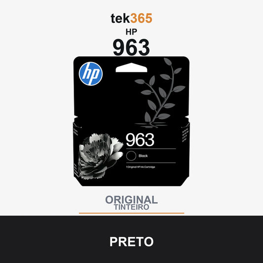 Cartucho de tinta original HP 963 Preto
