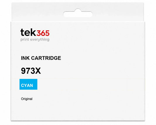 Cartucho de tinta original HP 973X Ciano