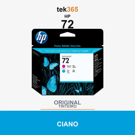 Cartucho de tinta original HP 72 Cabeça de Impressão Original - Cyan y Magenta - C9383A • Capacidad: