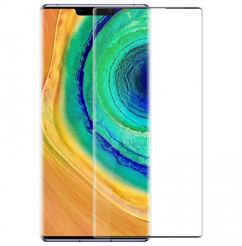 Película de Vidro Curvo Huawei Mate 30 Pro Preto