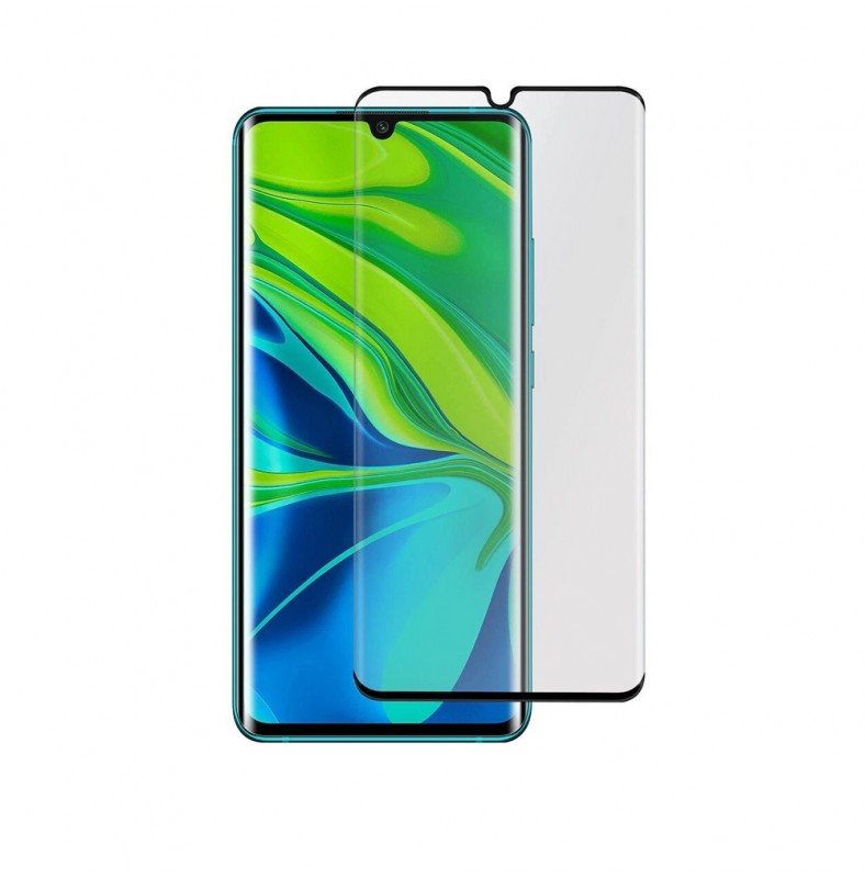 Película de Vidro Curvo Full Glue Xiaomi Mi Note 10 / Pro / Lite Preto