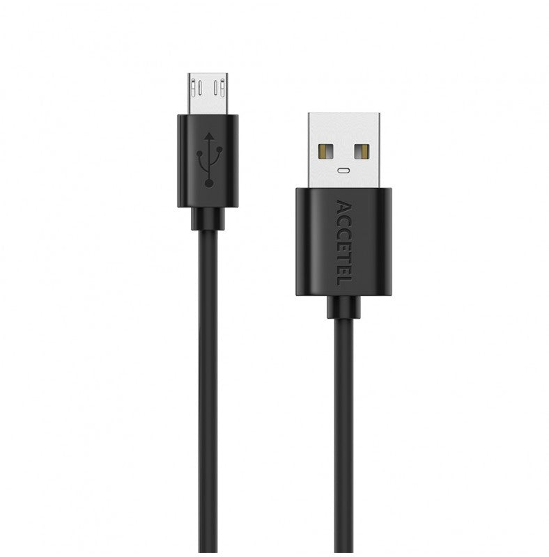 Cabo de Dados 2.4A Micro USB (1M) Preto