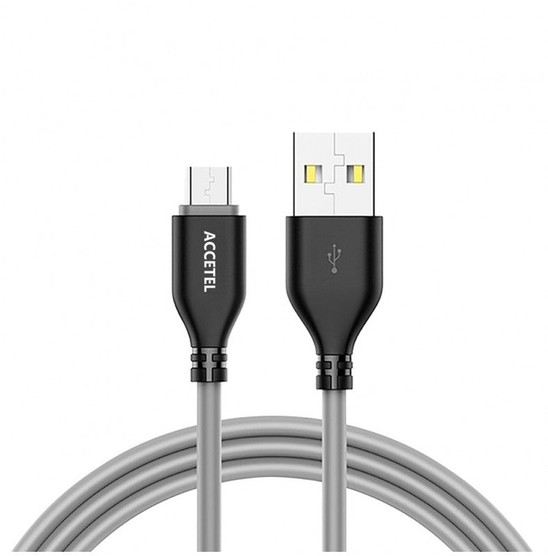 Cabo de dados TPE 2.1A Micro USB Preto/Cinza
