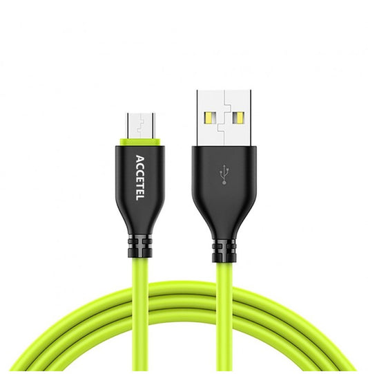 Cabo de dados TPE 2.1A Micro USB Preto/Verde