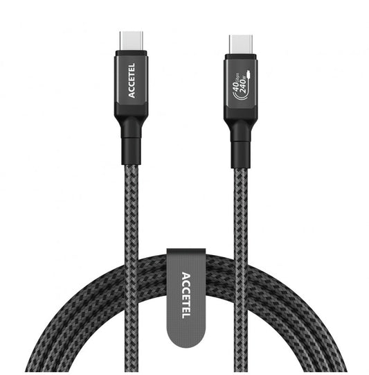 Cabo USB-C para USB-C PD 3.1 Gen 3 (240W USB TYPE-C Trans.40Gbps 8K 1,2M)